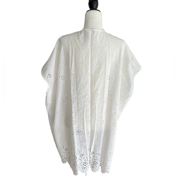 J.CREW (Spring 2020) Open beach poncho in eyelet size M/L - Picture 9 of 10